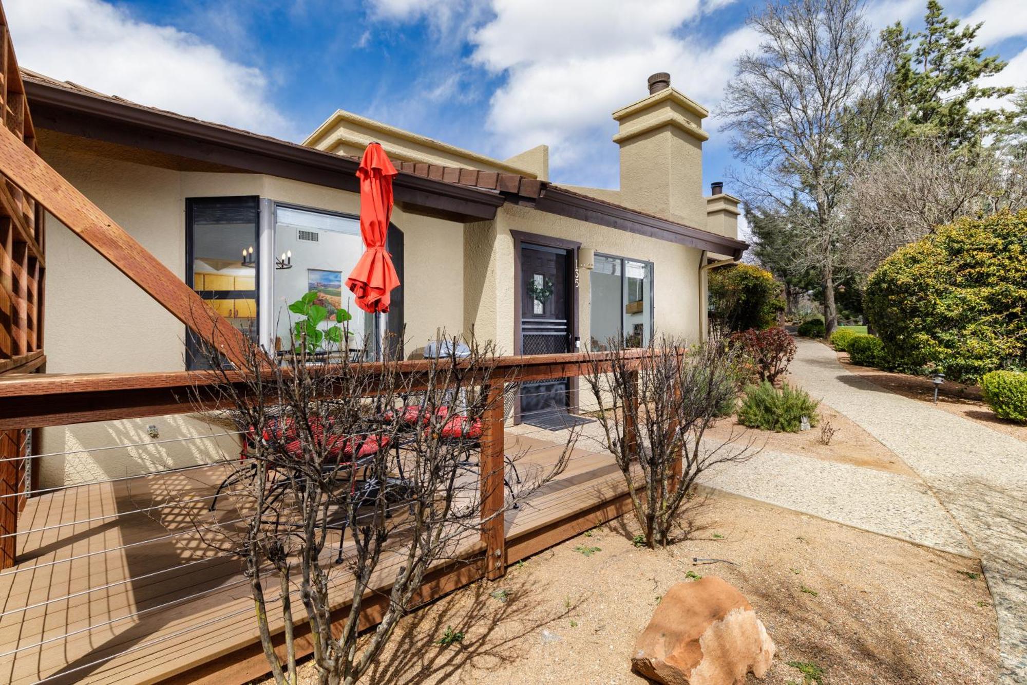 Stylish Townhome On Golf Course Red Rock View Sedona Exterior foto